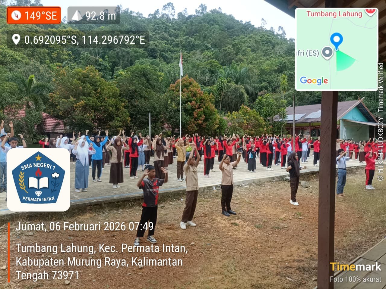 SENAM PAGI-SENAM RUTINITAS KELUARGA SMANSA PERMATA INTAN